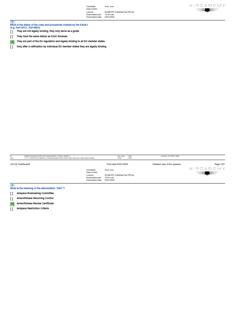 Airlaw Practice | PDF | Visual Flight Rules | Air Traffic Control
