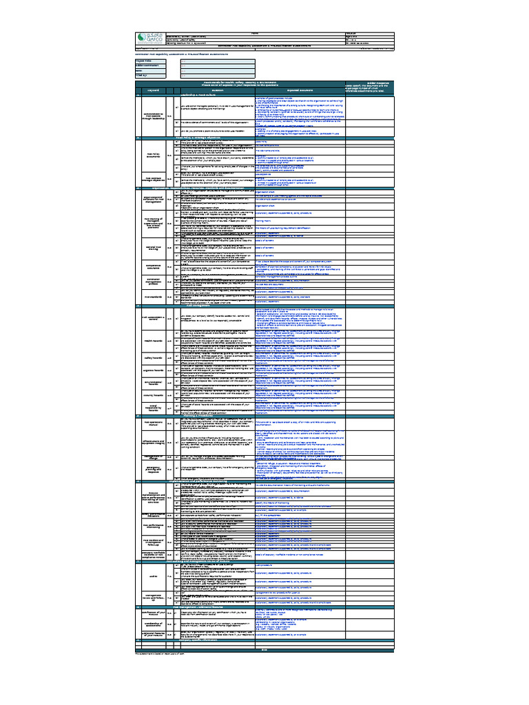 Subcontractor HSE Pre-Qualification Checklist | PDF | Risk | Hazards