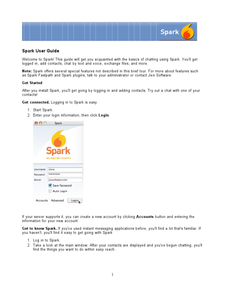 Spark User Guide PDF