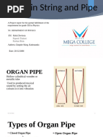 Standing Waves in Open and Closed Pipes | PDF