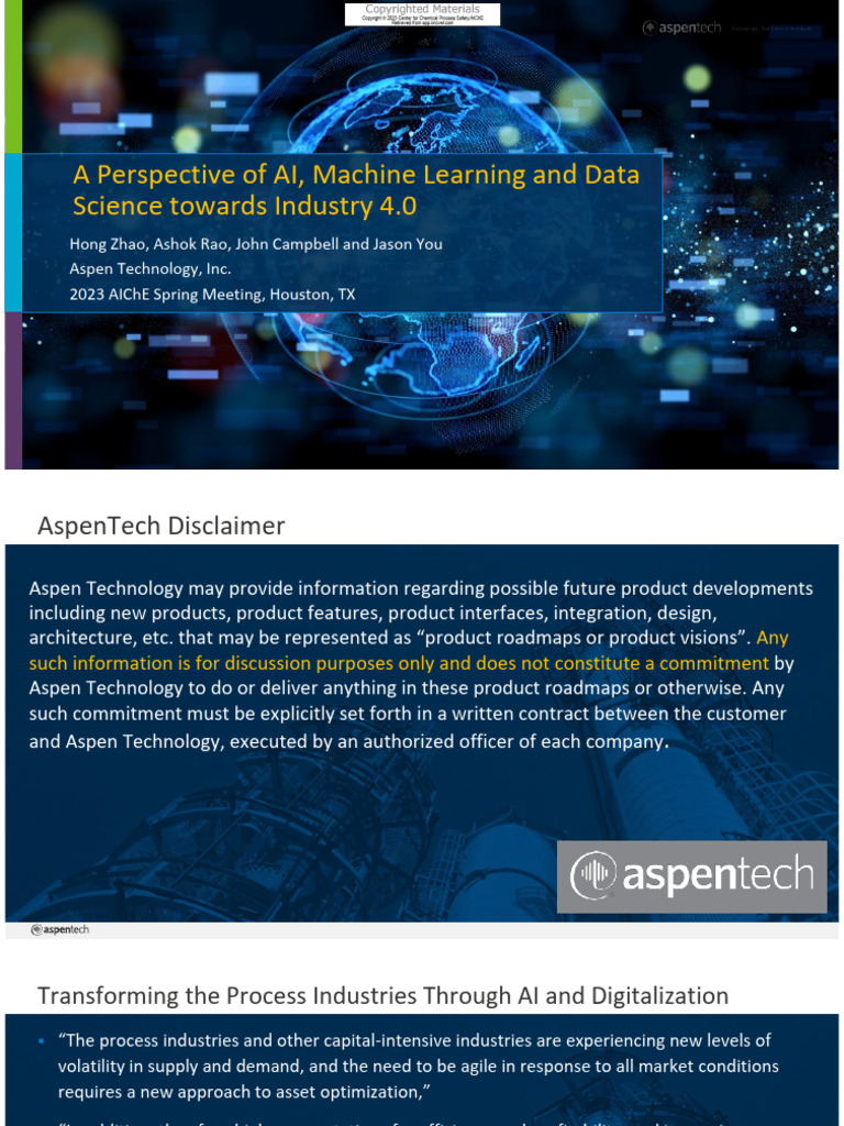 A Perspective of AI Machine Learning and Data Science | PDF ...