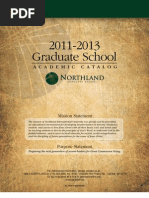 Download 2011-2013 Northland Graduate School Catalog by gadietrich SN83001579 doc pdf