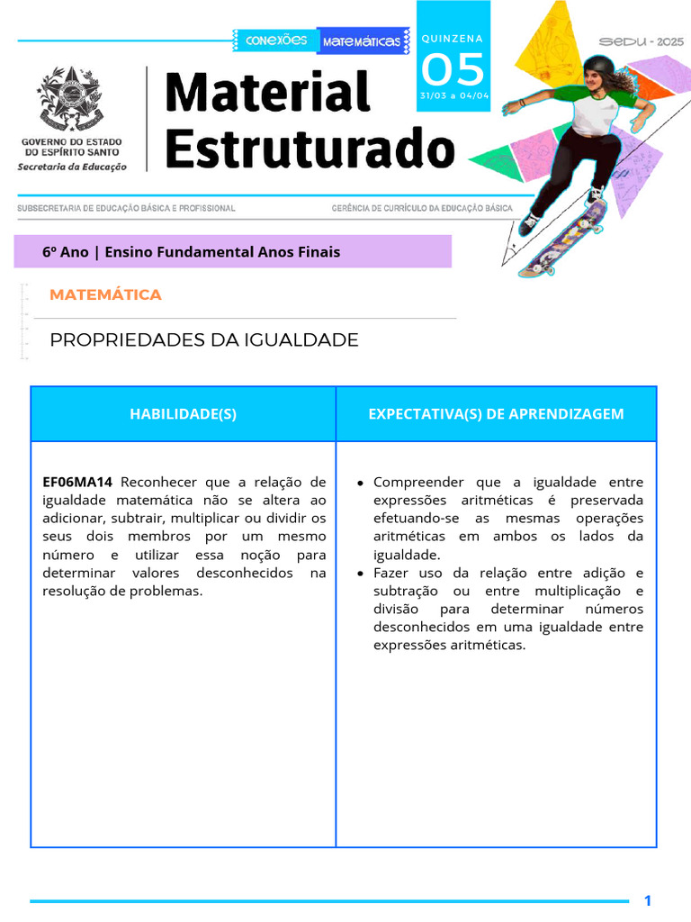 Grátis: ATIVIDADES ROTINA 6 ANO - Material Claro e Objetivo em PDF para  Estudo Rápido, image size:768x1024
