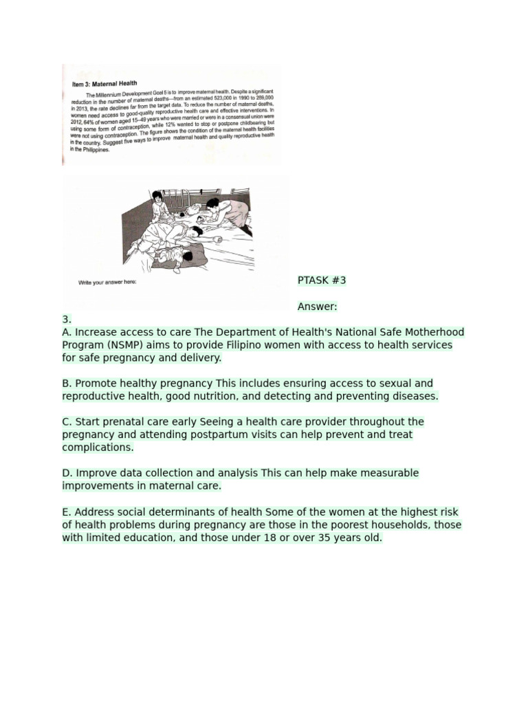 Improving Maternal Health in the Philippines | PDF