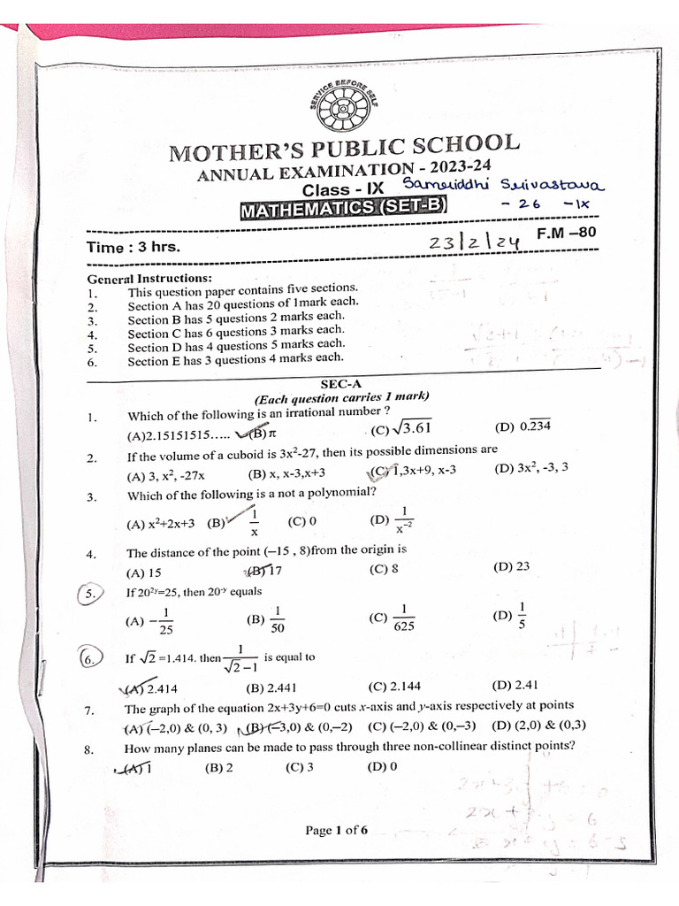Full Test-9 | PDF