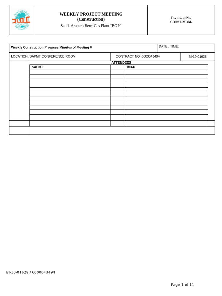MOM File | PDF