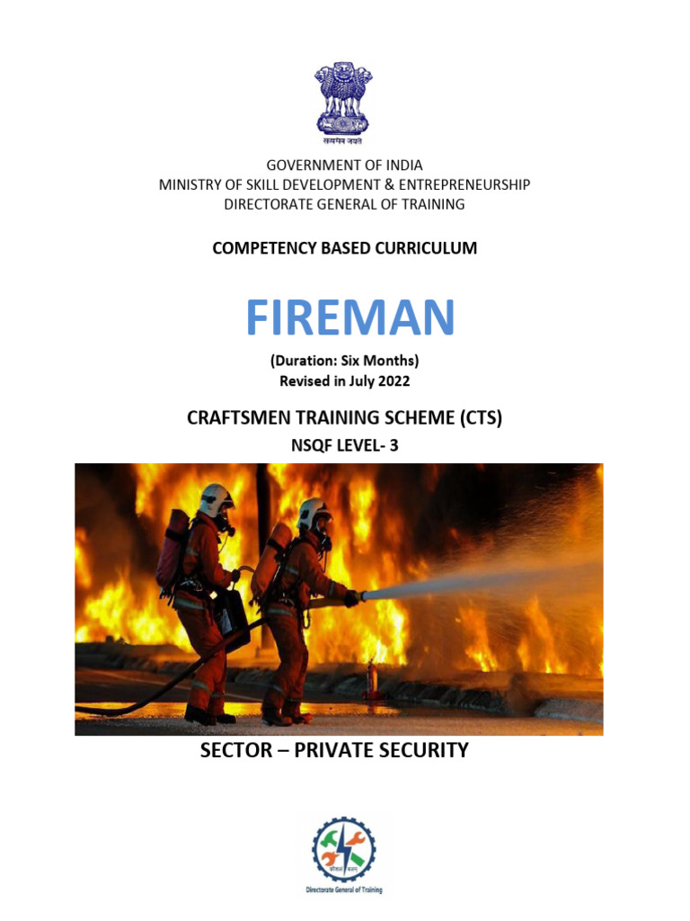 Fireman Training Curriculum Overview | PDF | Firefighting | Firefighter
