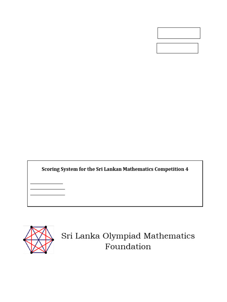 Slmc 4 2023 competition english easy pdf mathematics