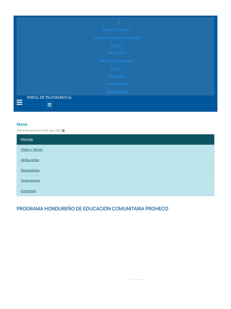 Programa Hondureño de Educación PROHECO | PDF | Honduras | Educación de ...