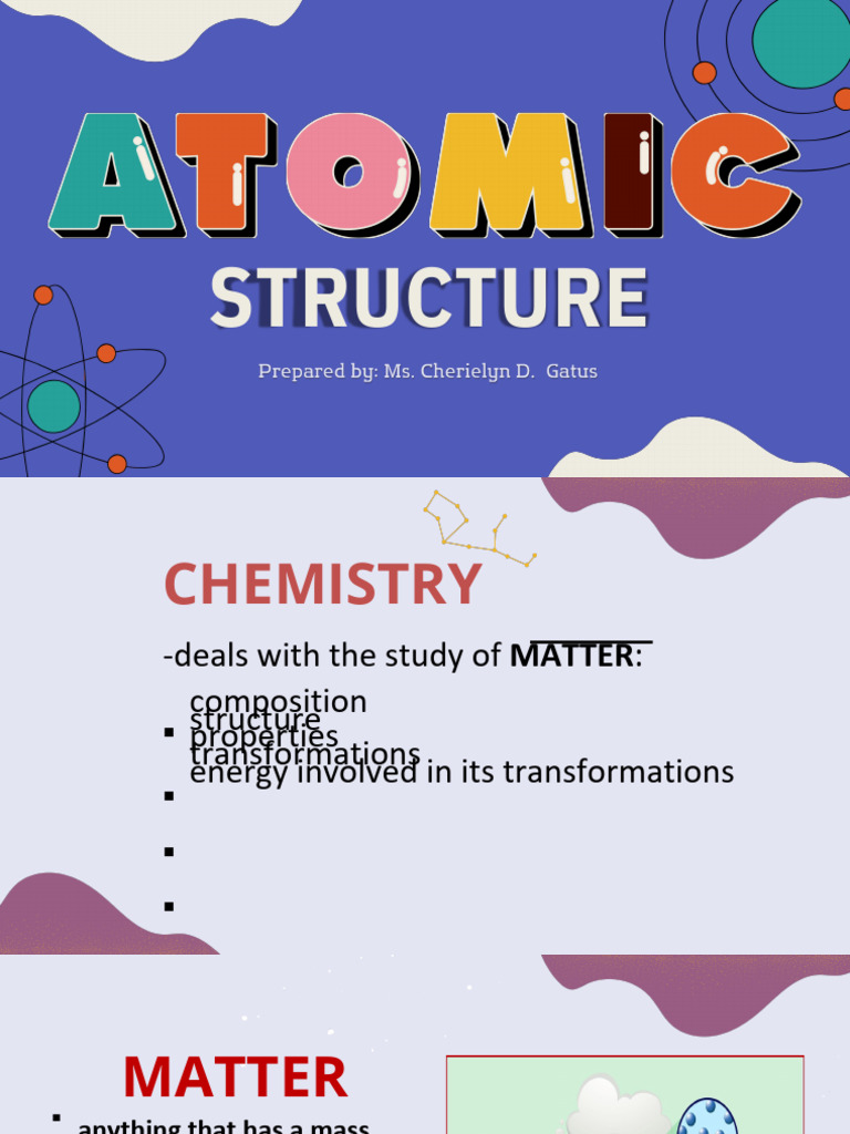 Understanding Atomic Structure and Chemistry | PDF | Atoms | Atomic Nucleus