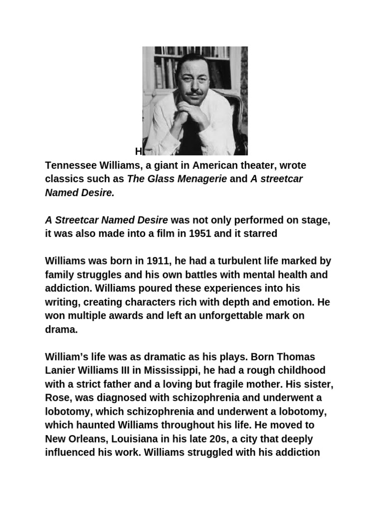 Tennessee Williams | PDF