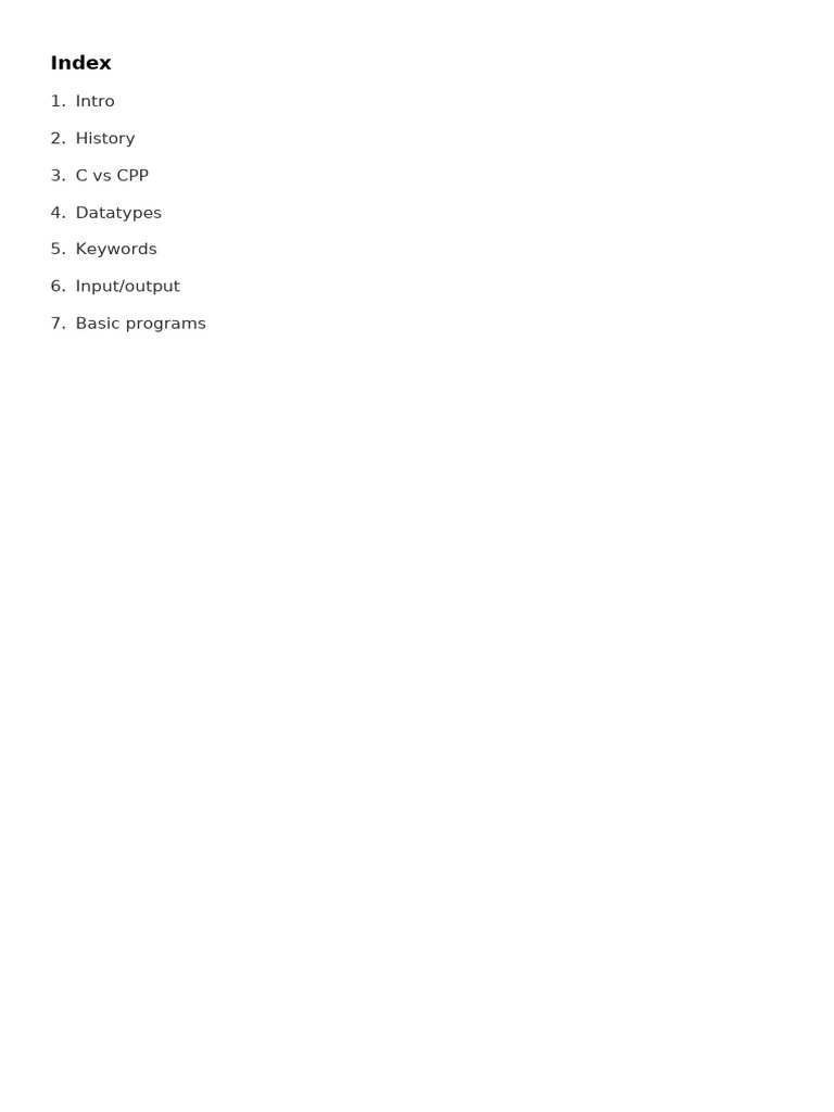 01 01 Intro Pdf C C Programming Language