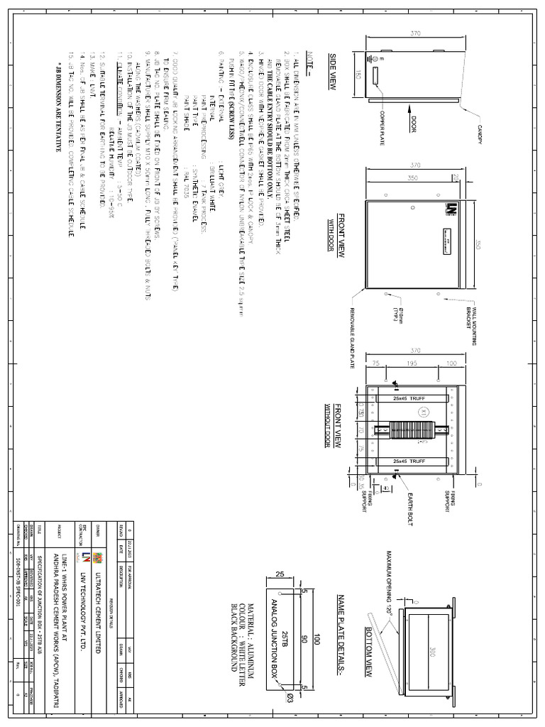 Junction Box For - 25tb Ajb | PDF