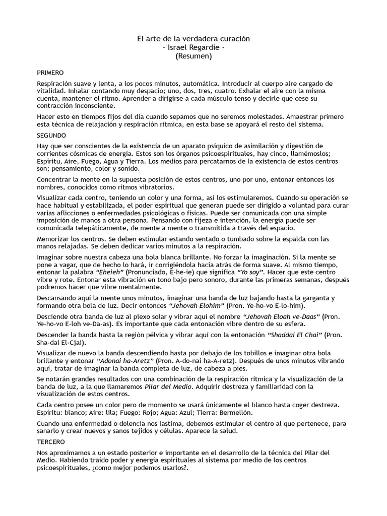 El arte de la verdadera curación | PDF | Mente | Color