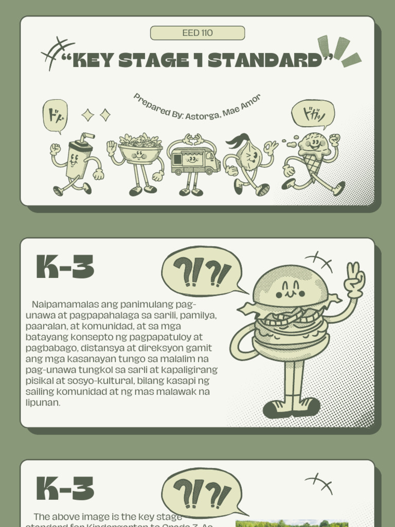 Key Stage 1 Standards for K-3 Education | PDF | Liberal Arts Education ...