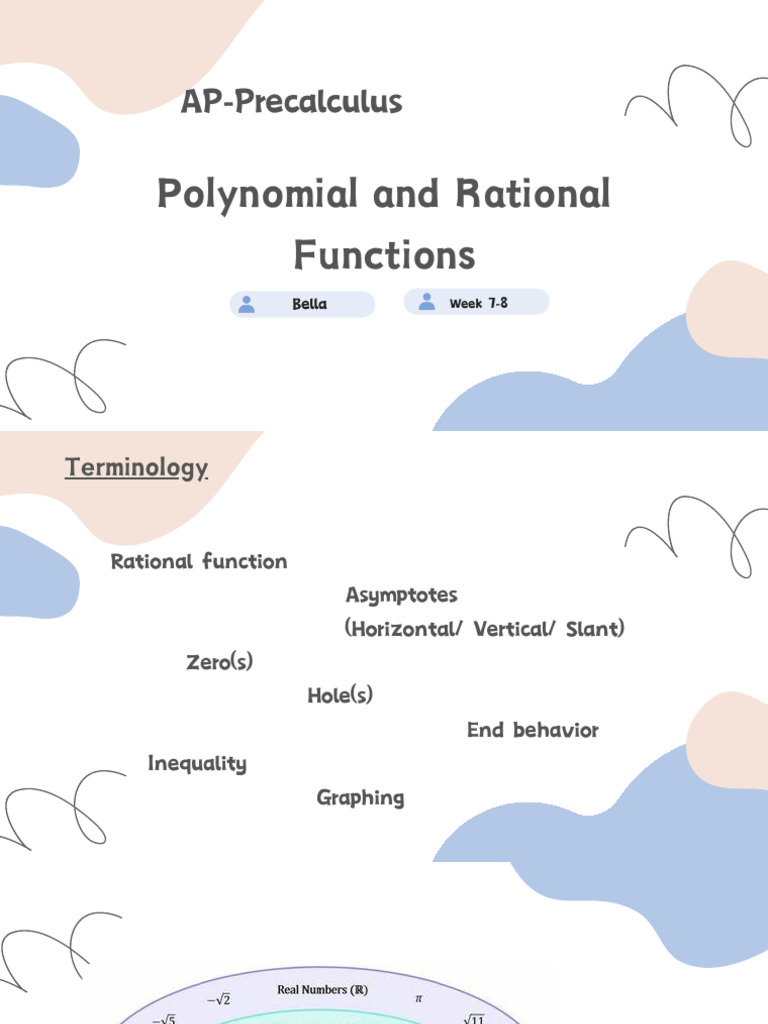 Understanding Rational Functions and Asymptotes | PDF | Asymptote ...