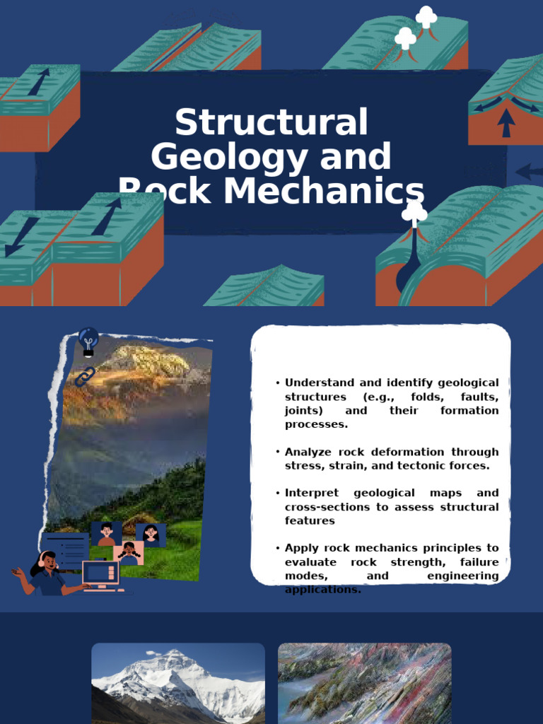 Structural Geology and Rock Mechanics Guide | PDF | Fault (Geology ...