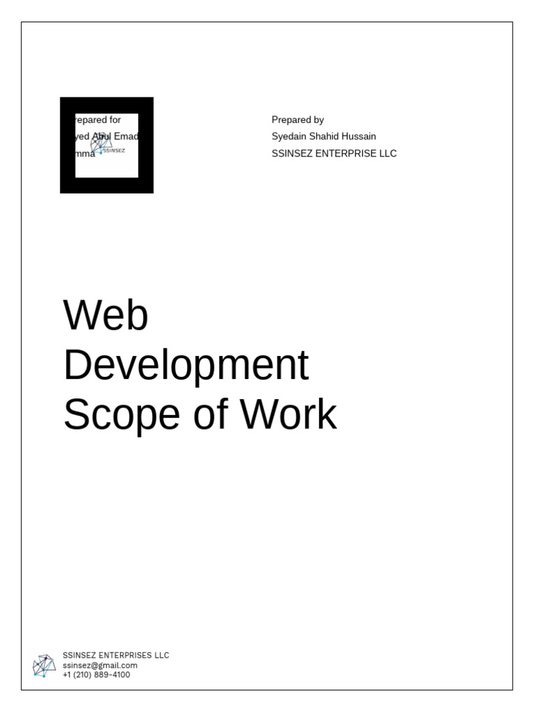 Web Development Scope for Amma Project | PDF | Web Development | Websites