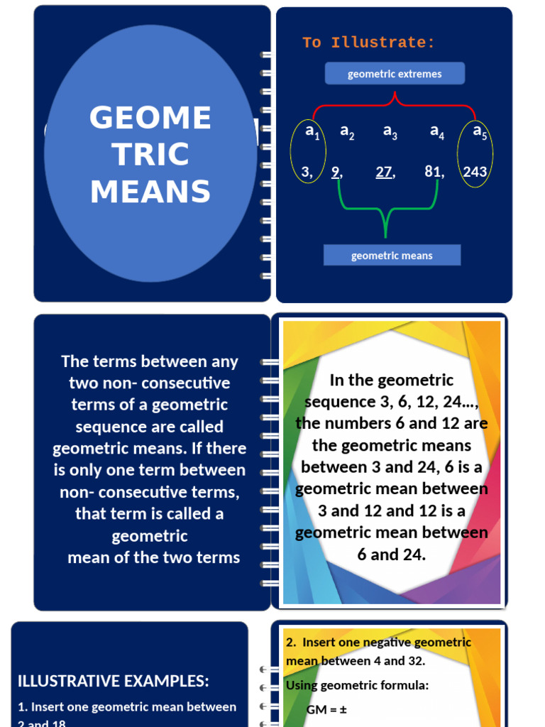 Understanding Geometric Means and Sequences | PDF | Mathematics ...