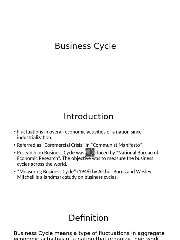 Business Cycles | PDF