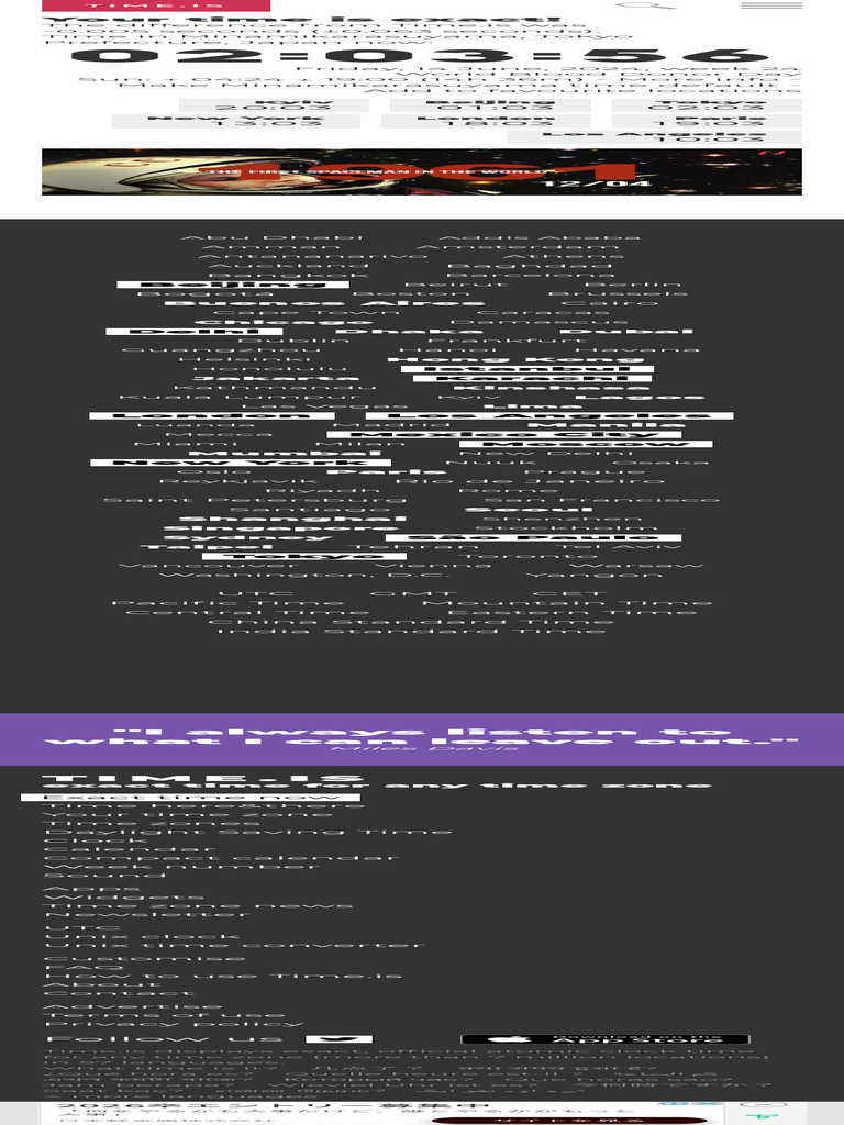 Time - Is 0203 | PDF | Spacetime | Geography