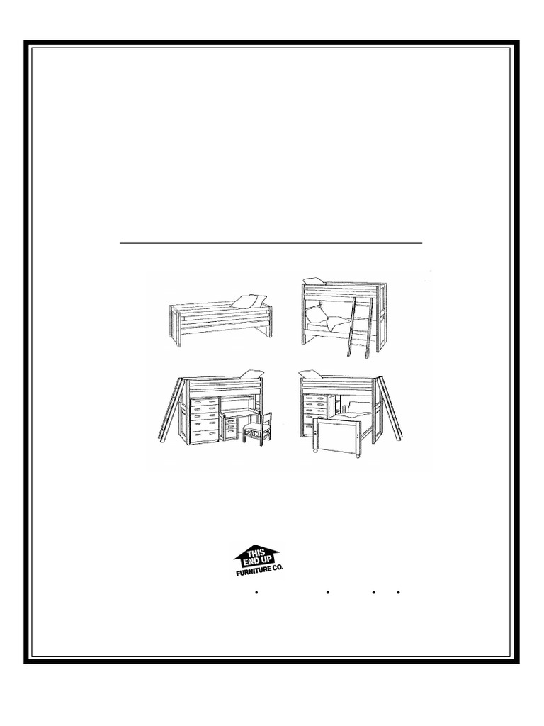 Bunk Bed Assembly & Safety Guide | PDF | Bed | Screw