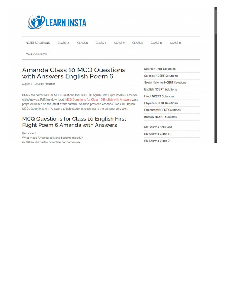 learninsta-amanda-class-10-mcq-questions-with-answers-english-poem