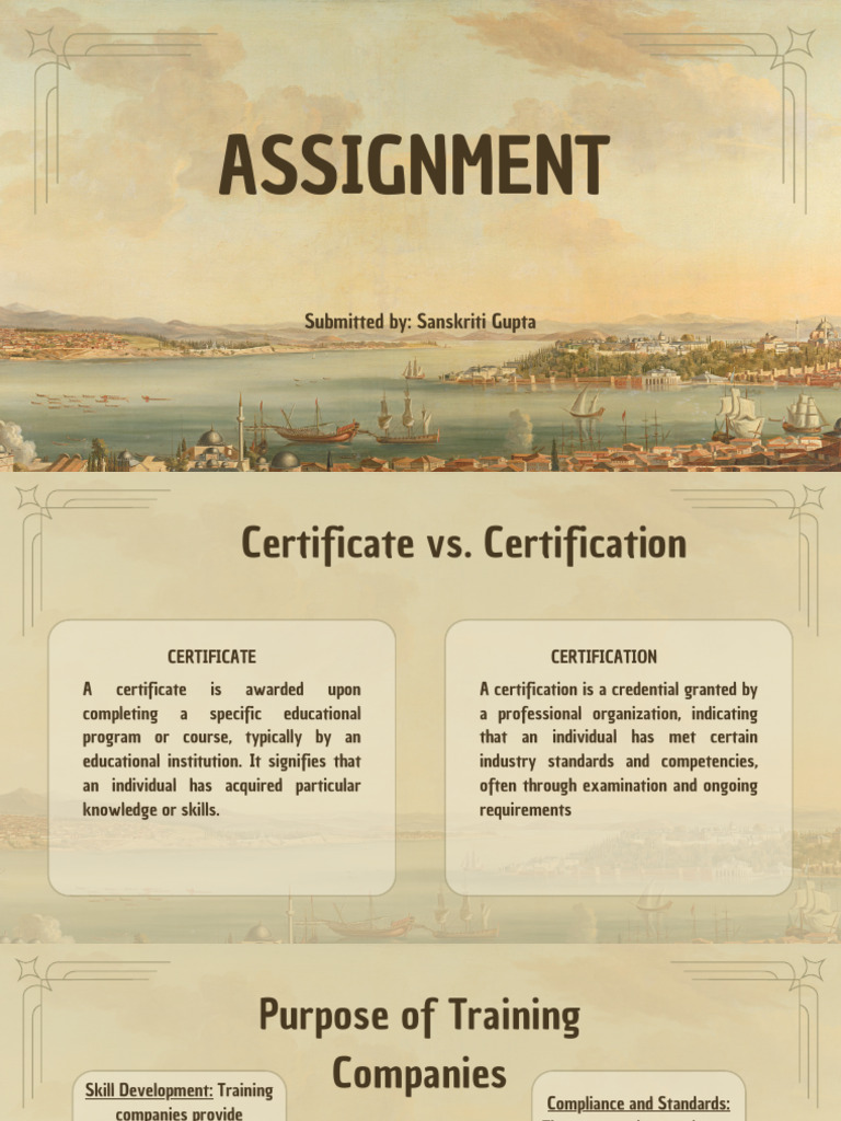Certificate vs. Certification Explained | PDF | Artificial Intelligence ...