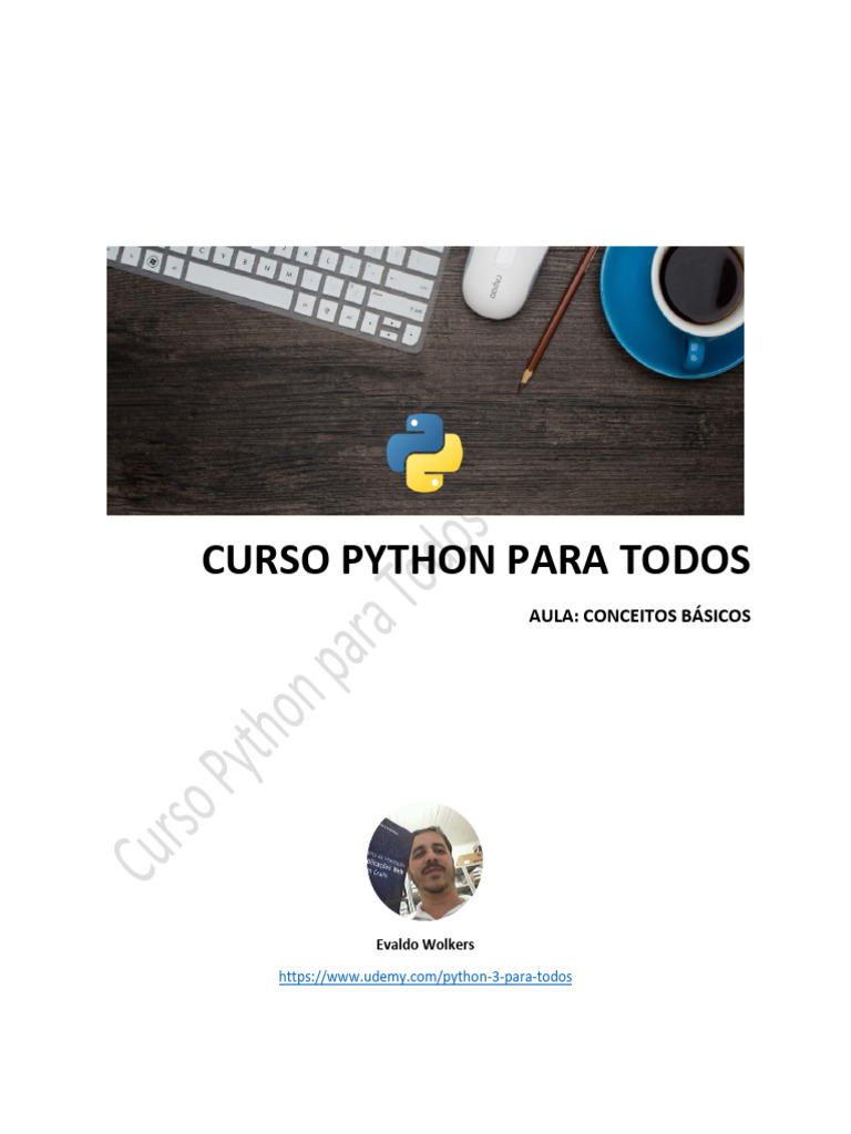 Conceitos Básicos de Python | PDF | Python (linguagem de programação ...