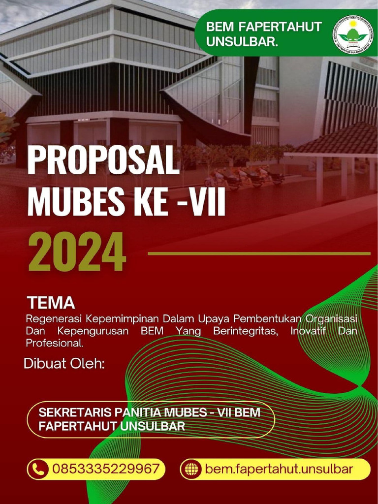 Permohonan Dana MUBES BEM FAPERTAHUT | PDF
