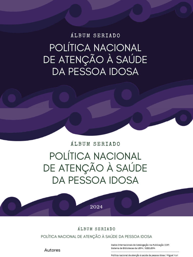 Política Nacional de Saúde do Idoso 2024 | PDF | Envelhecimento ...