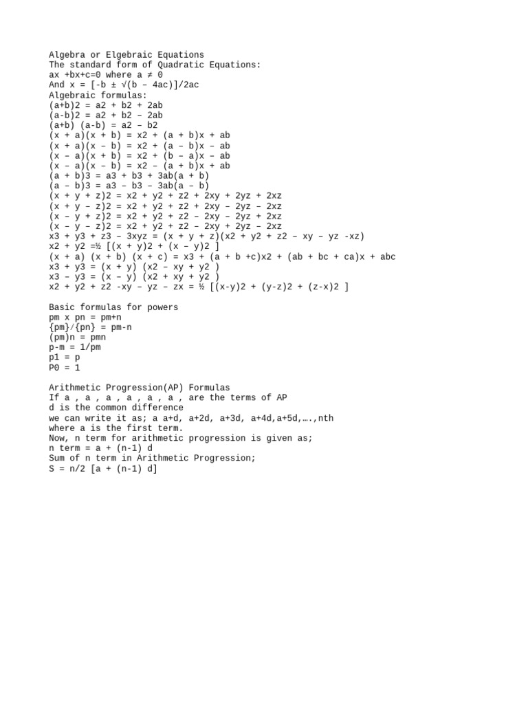 Formula | PDF