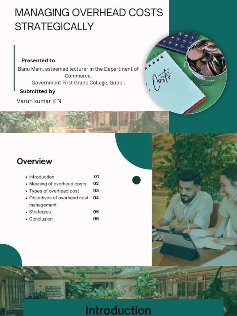 Managing Overhead Cost Strategically | PDF | Expense | Cost Accounting