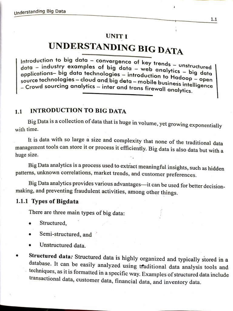 BDA 1st Unit | PDF