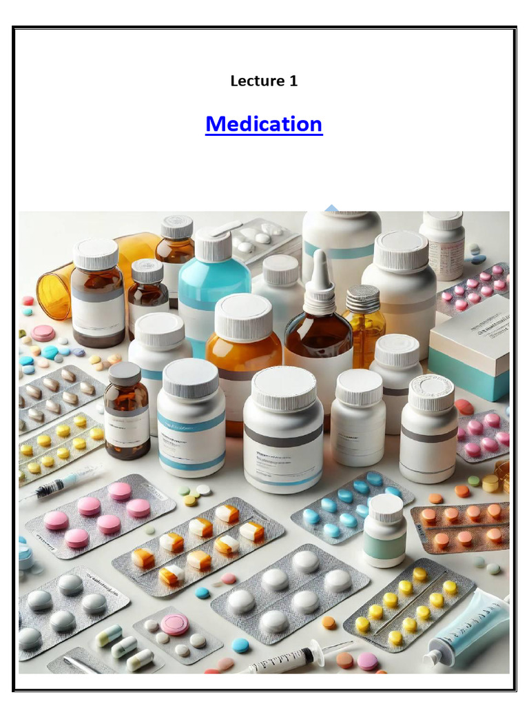 Lecture 1 - 241010 - 222407 | PDF | Injection (Medicine) | Health Care