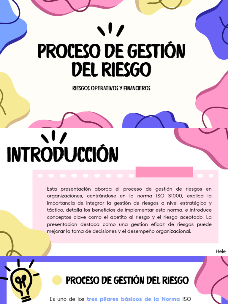 Gestión de Riesgos ISO 31000 | PDF | Business | Riesgo