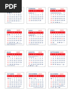 Calendario 2026 Argentina con Feriados | PDF
