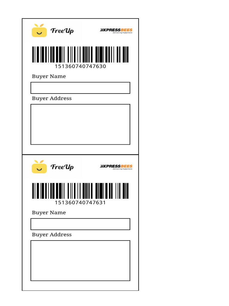 Freeup Label | PDF