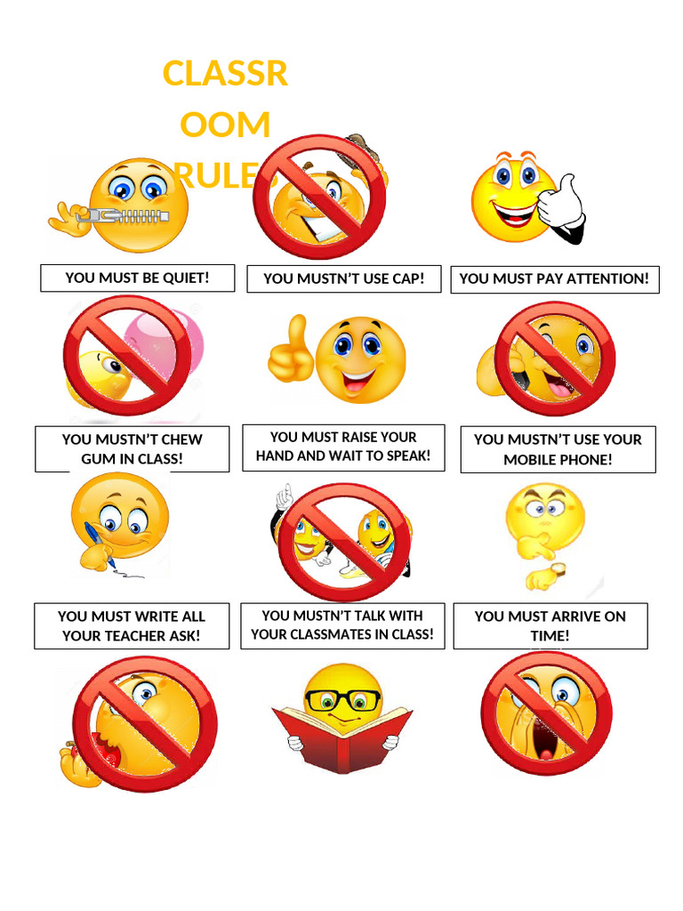 Classroom Rules | PDF