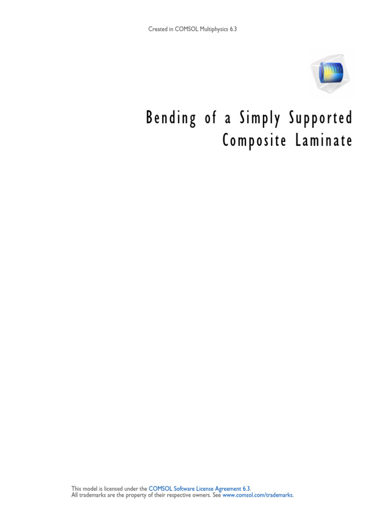 Bending Analysis of Composite Laminate | PDF | Stress (Mechanics) | Bending