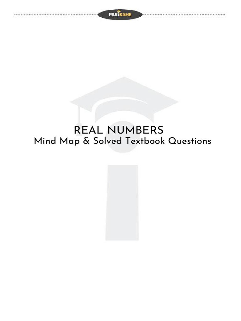 Real Numbers: Mind Map & Exercises | PDF | Rational Number | Mathematics