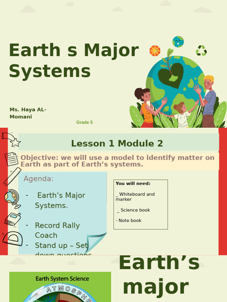 Earths Major Systems L1-M2-U2 | PDF | Earth | Soil