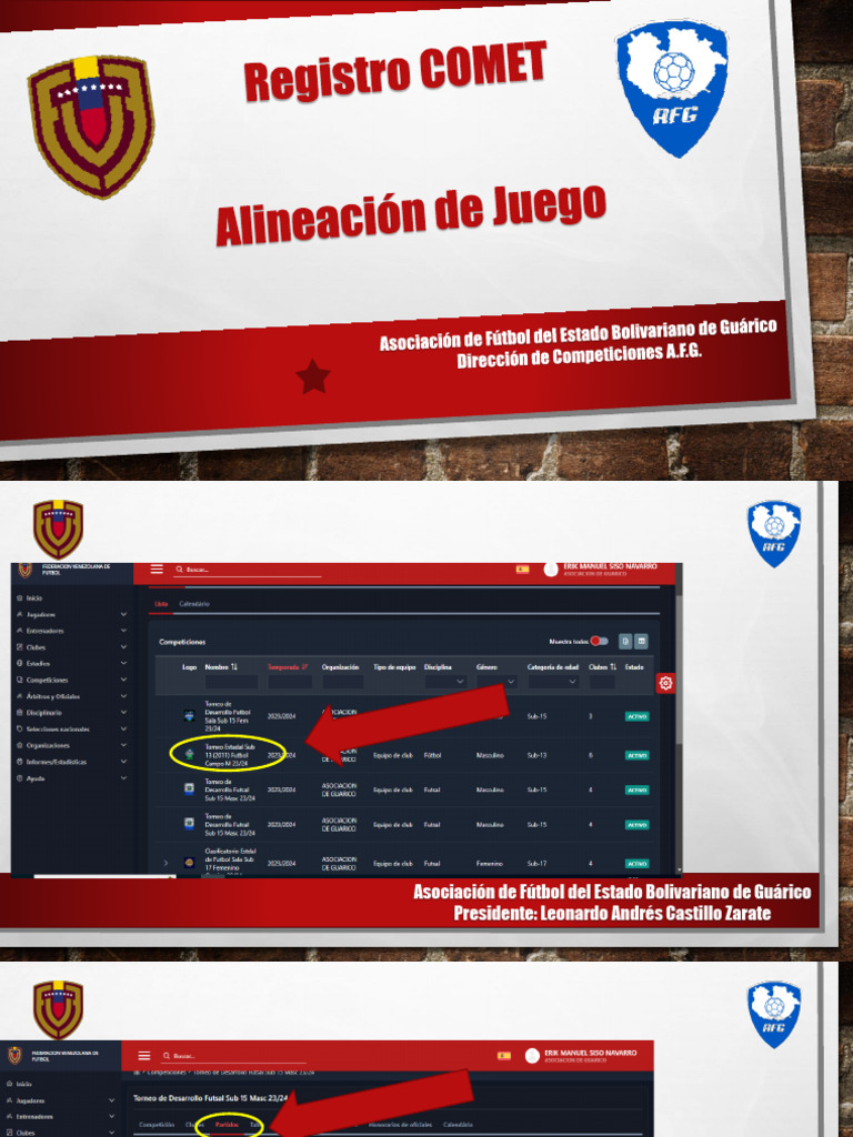 Manual de Alineacion de Juegos | PDF | Asociación de Futbol