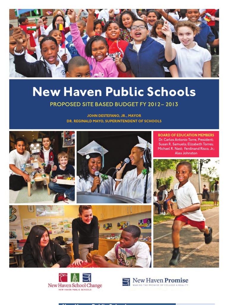 New HaveN BudgetBinder2012-13 PROPOSED1 | PDF | Education Reform |  Achievement Gap In The United States