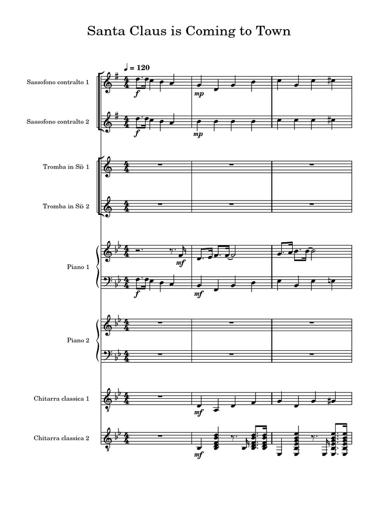 Santa Claus Is Coming To Town | PDF