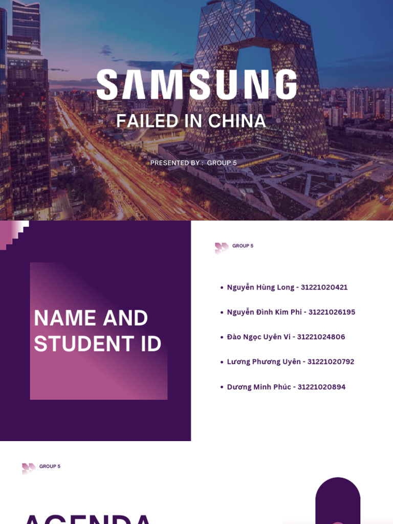Group 5 - Slide Presentation | PDF | Smartphone | Xiaomi