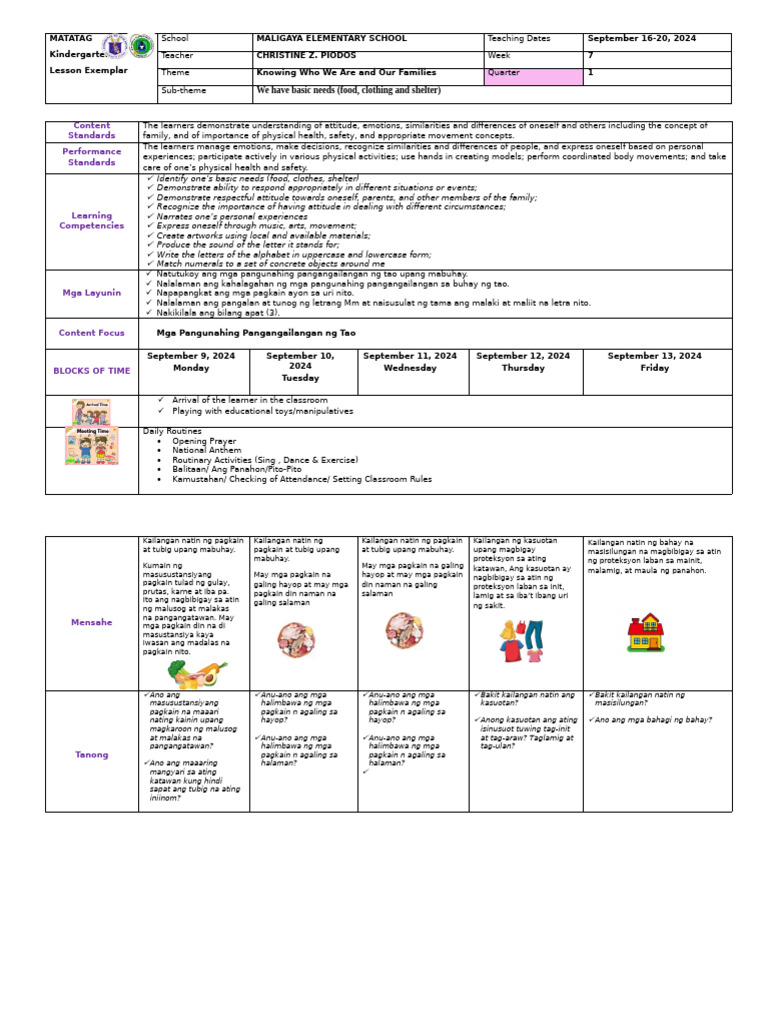 Q1 - Week 7 | PDF