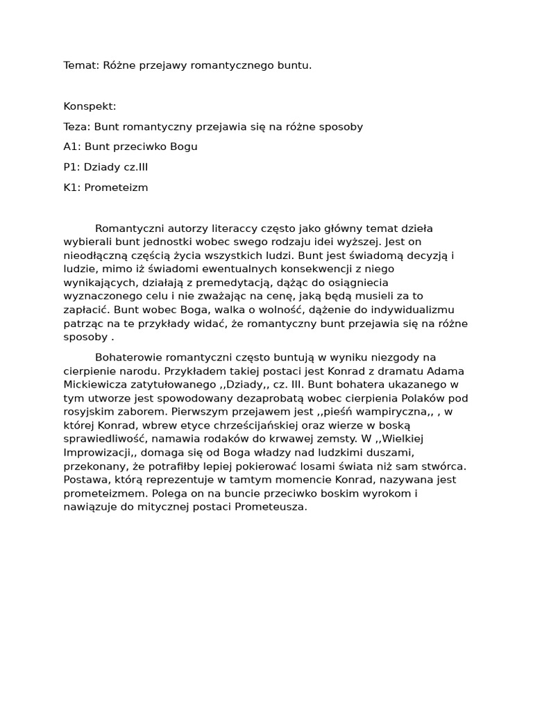 Rozprawka | PDF