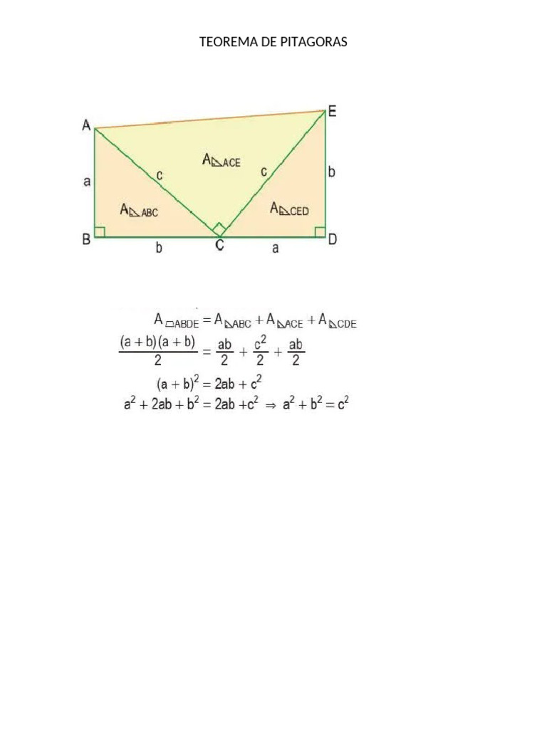 Triángulos pitagóricosCLASE | PDF