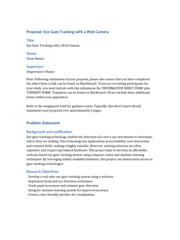 Webcam-Based Eye Gaze Tracking System | PDF | Information Science ...